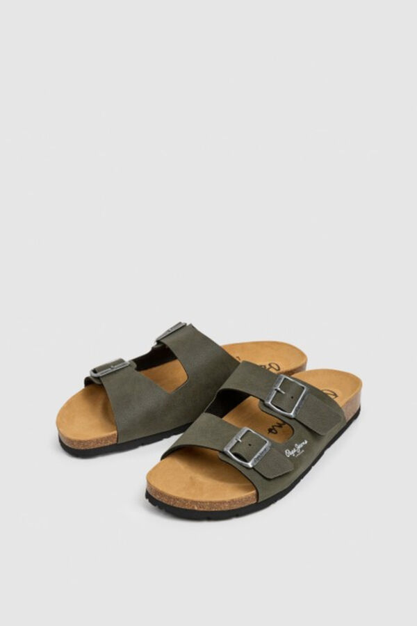 Pepe Jeans Sand&aacute;lias anat&oacute;micas fivela dupla estampado