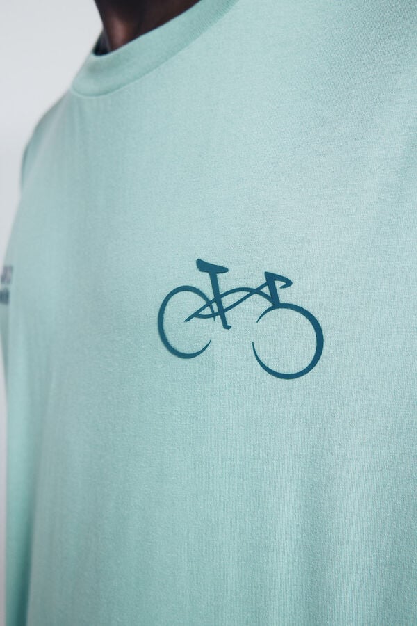 Springfield Camiseta ganha-ganha verde