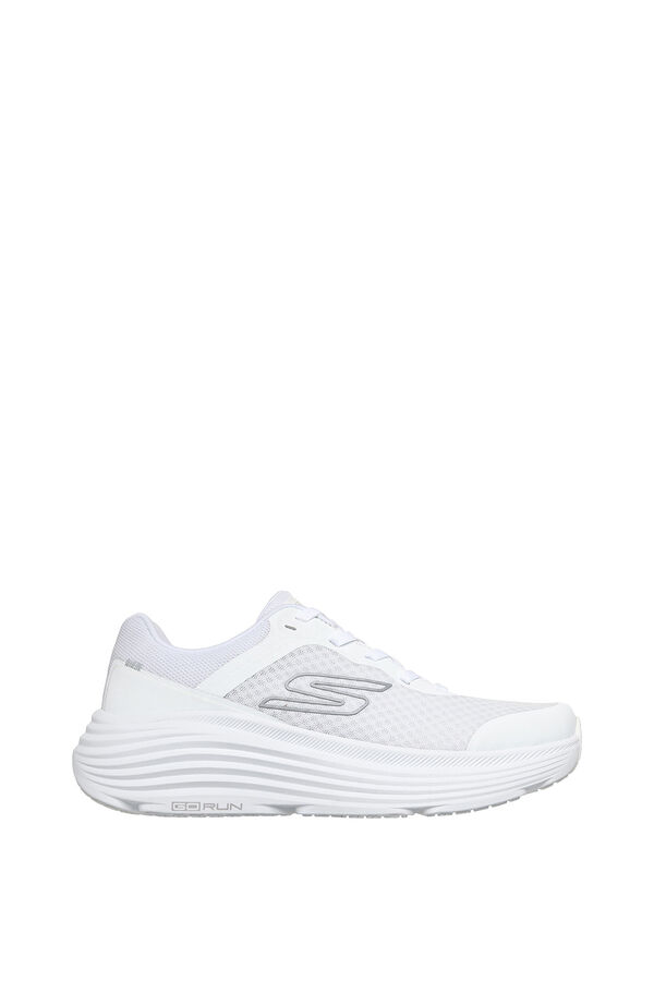 Skechers T&ecirc;nis com amortecimento m&aacute;ximo branco