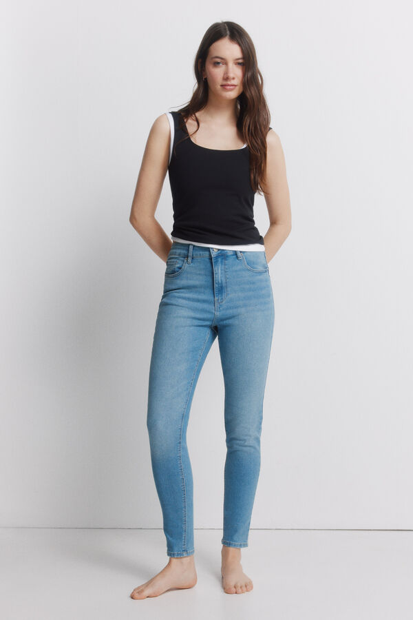 Springfield Jeans skinny azul