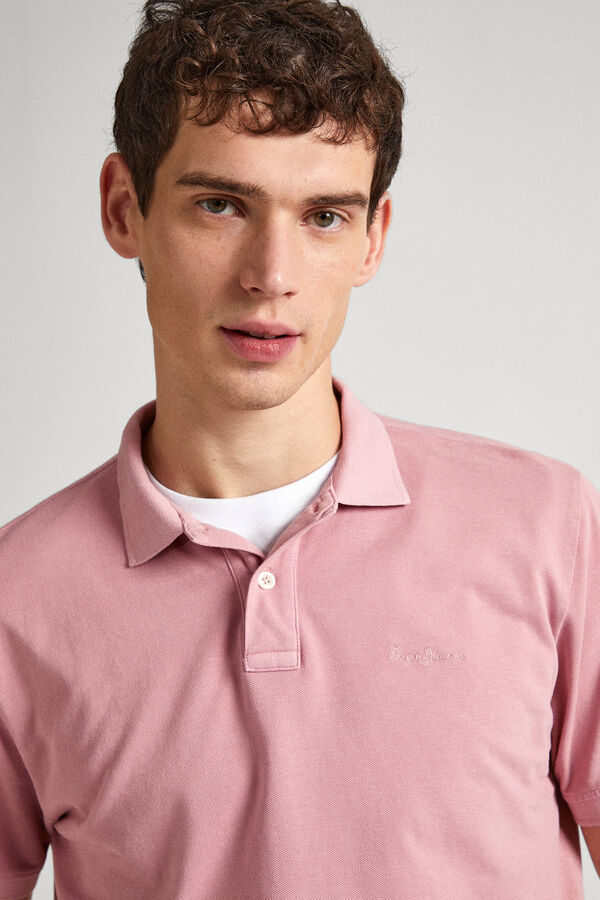 Pepe Jeans Polo Slim Fit Piquet rosa