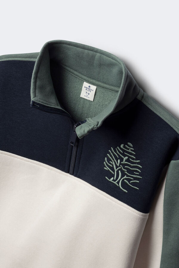 Springfield Kids Moletom Trucker Sweatshirt estampado