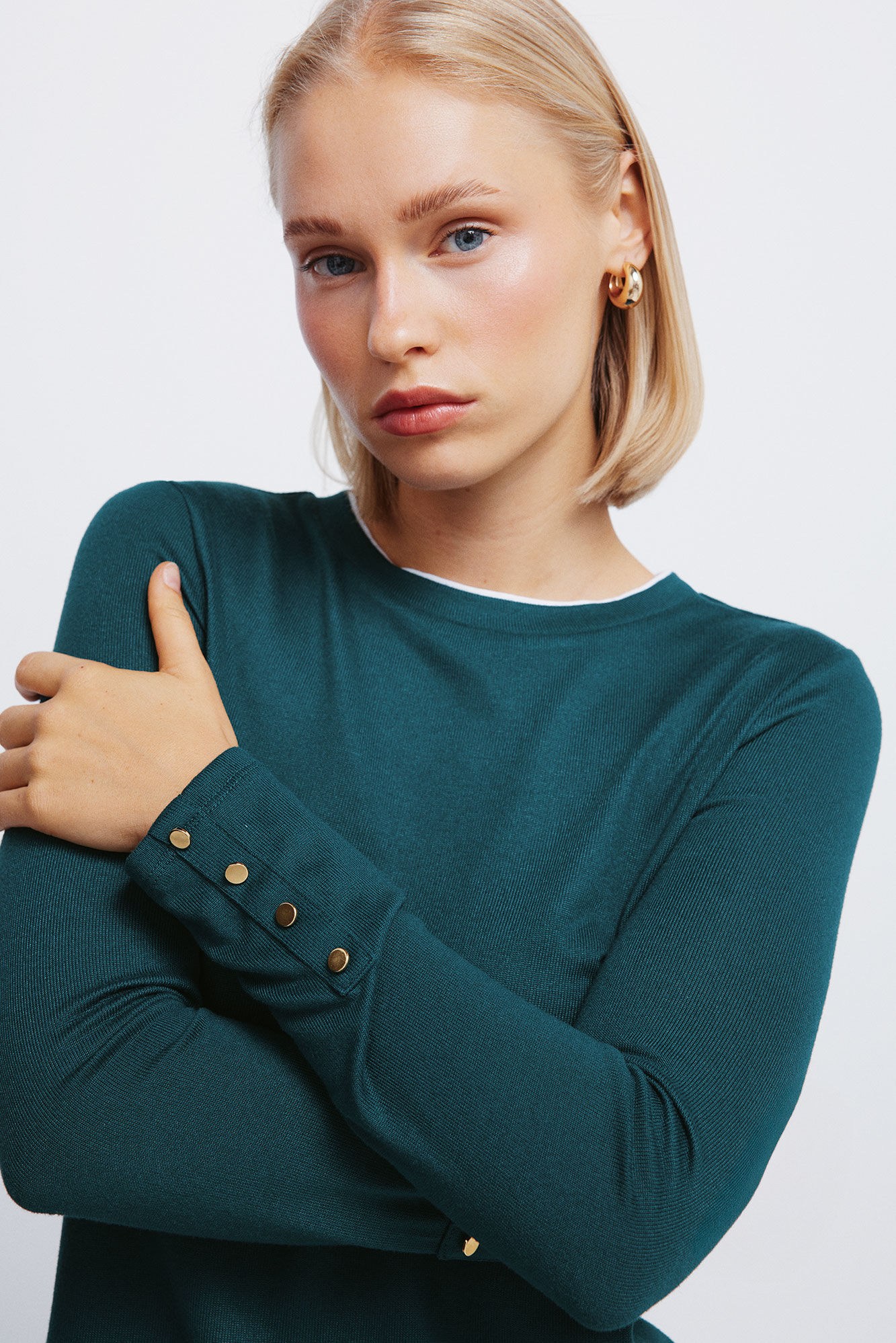 Springfield Camiseta tacto suave efecto doble prenda