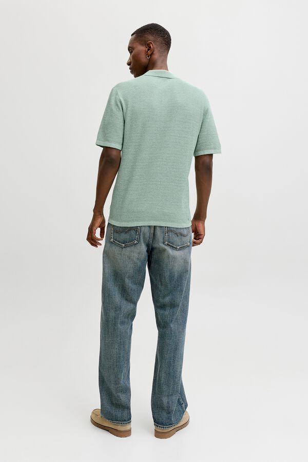 Jack & Jones Polo regular fit em malha verde