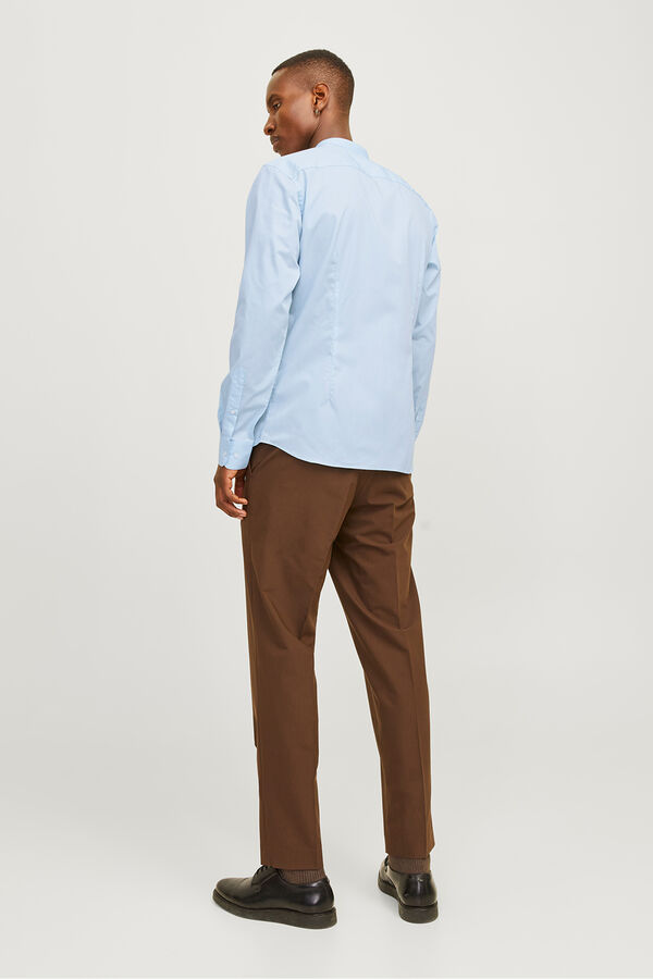Jack & Jones Camisa casual popelina azul