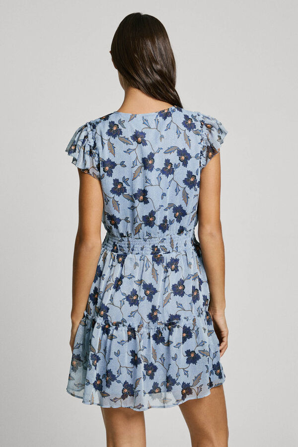 Pepe Jeans Vestido Curto Emmanuelle  azul
