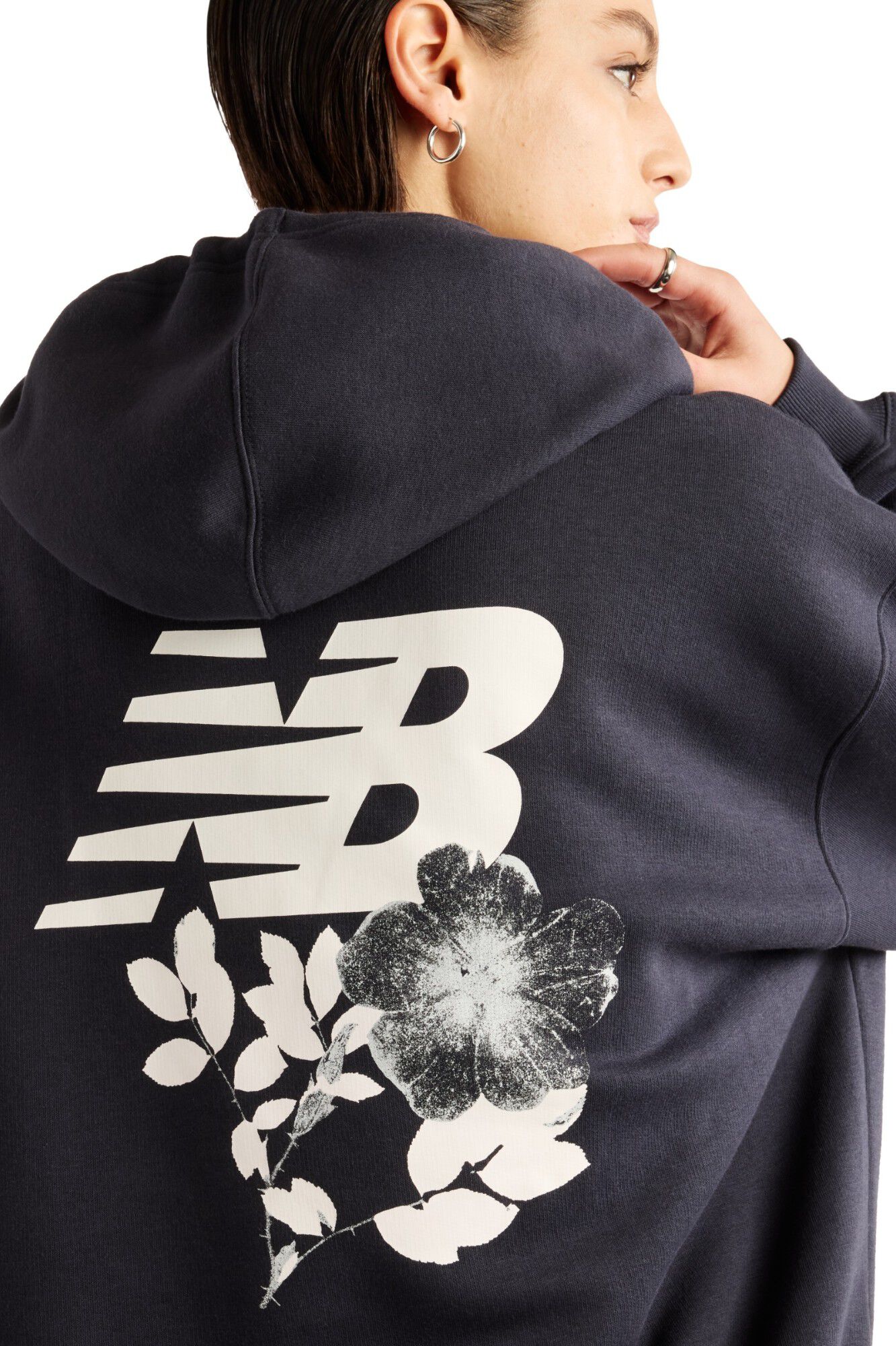 New Balance Sweatshirt estampado com capuz