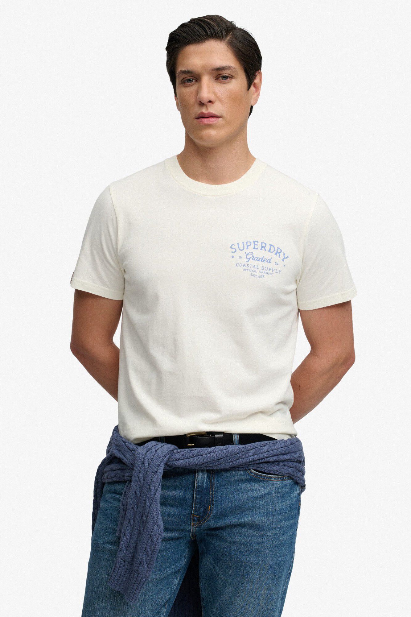 Superdry T-shirt de manga curta estampada