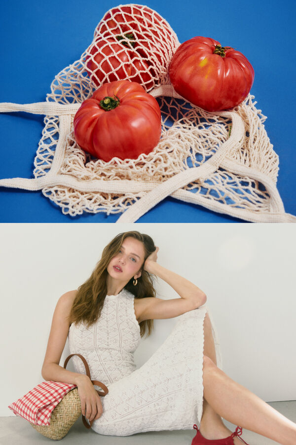 High Spirits Vestido Tulip Caqui escuro