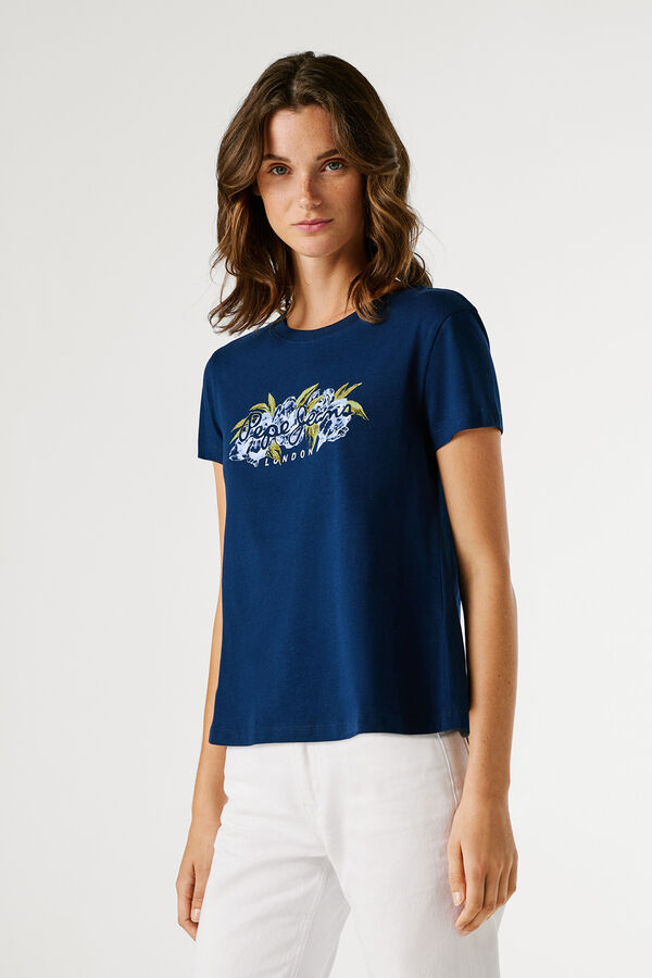 Pepe Jeans T-shirt de manga curta azul