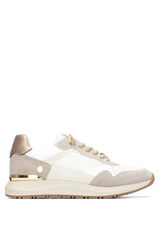 XTI Sapatilha Detalhe Metalizado branco