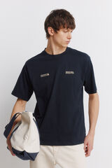 Springfield T-shirt 'Social Interaction' azul