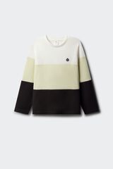 Springfield Kids T-shirt manga comprida b&aacute;sica para menino preto