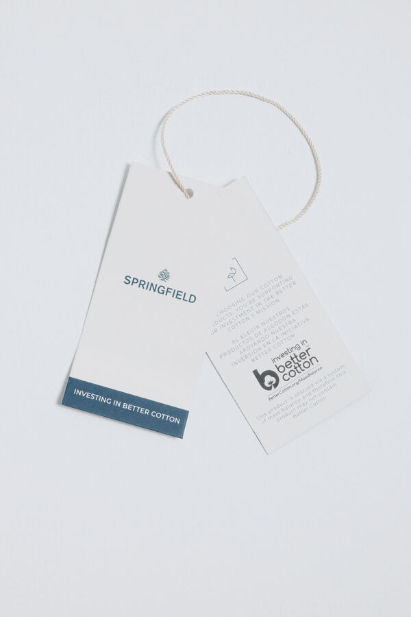 Springfield Textured shirt blue