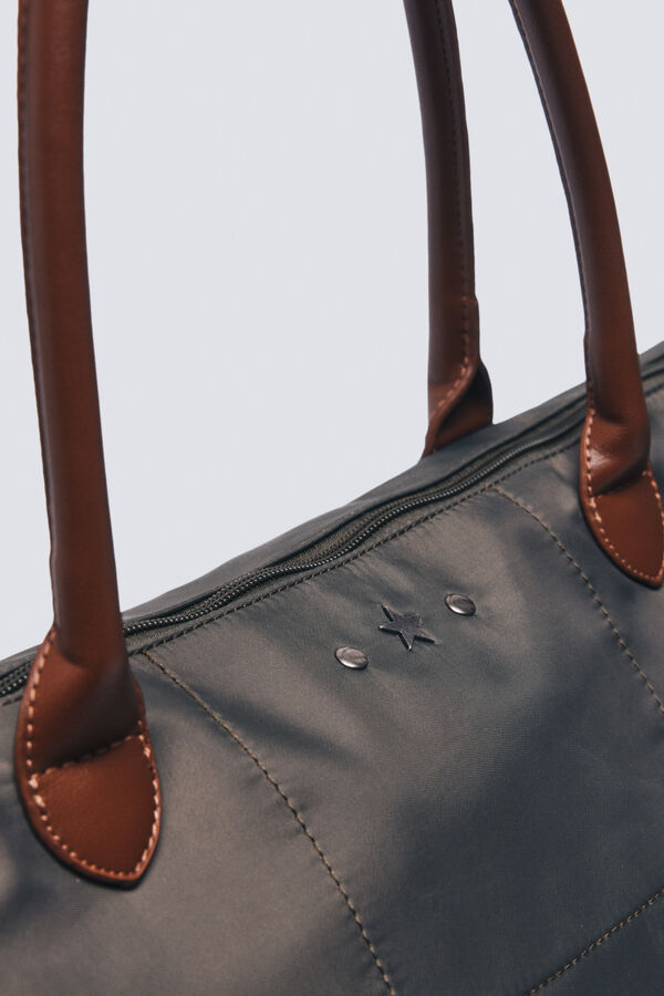 Springfield Mala tote bag de nylon estampado