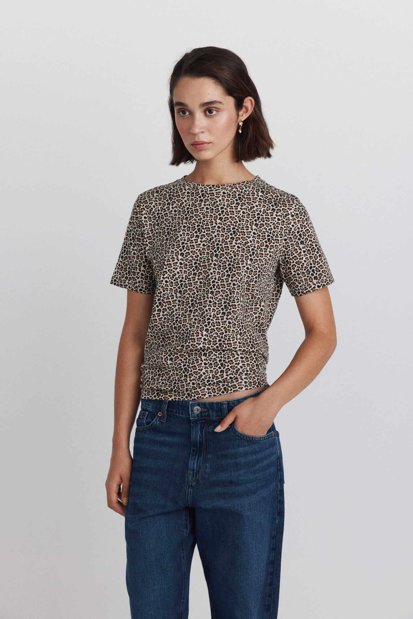 Springfield T-shirt estampado animal
