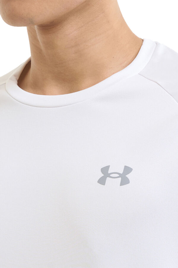 Under Armour Camiseta deportiva tejido t&eacute;cnico blanco