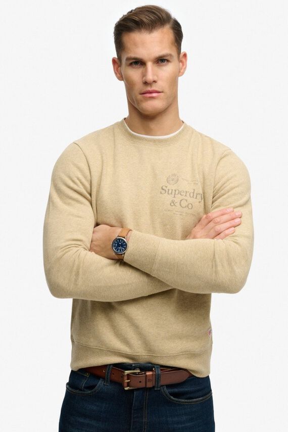 Sudadera cuello redondo logo