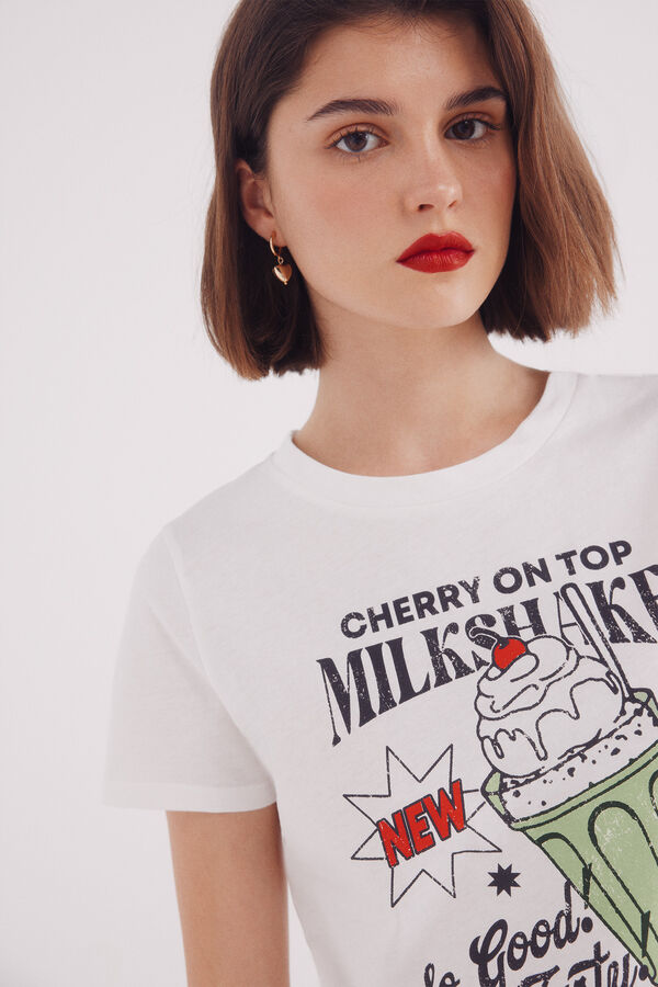 Springfield Camiseta "Amor de cereja" estampado