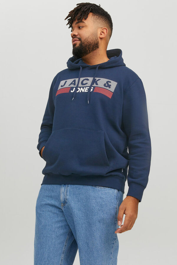 Springfield Sweatshirt capuz print logo PLUS marinho