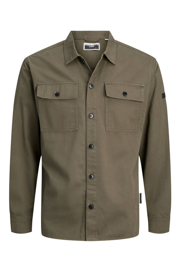 Jack & Jones Sobrecamisa clássica verde