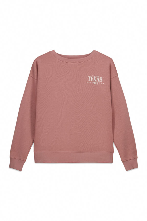 Springfield Sweatshirt "Texas" rosa