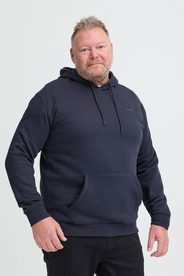 Blend PLUS Sweatshirt com capuz azul