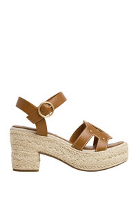 Pepe Jeans Sandalias Monograma Con Detalles Yute