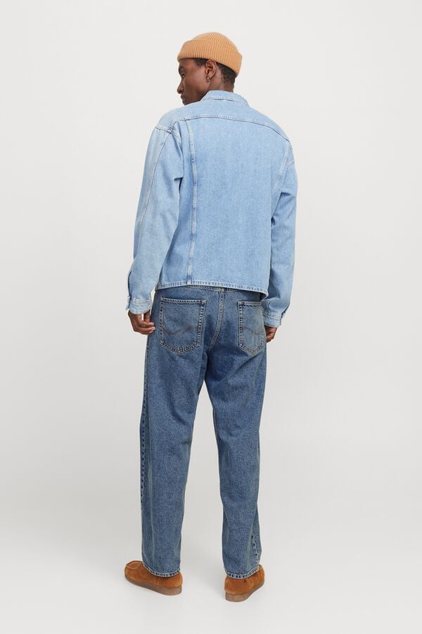 Jack & Jones Jeans baggy cinco bolsos azul