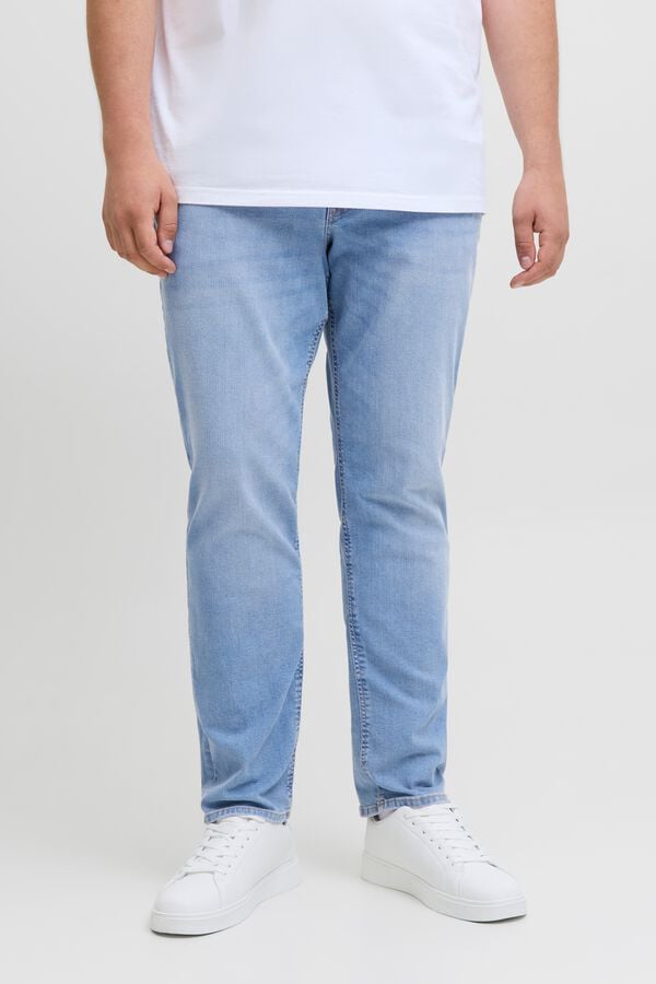 Jack & Jones PLUS Jeans slim cinco bolsos azul