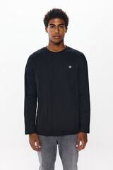 Springfield Peach long sleeve t-shirt black