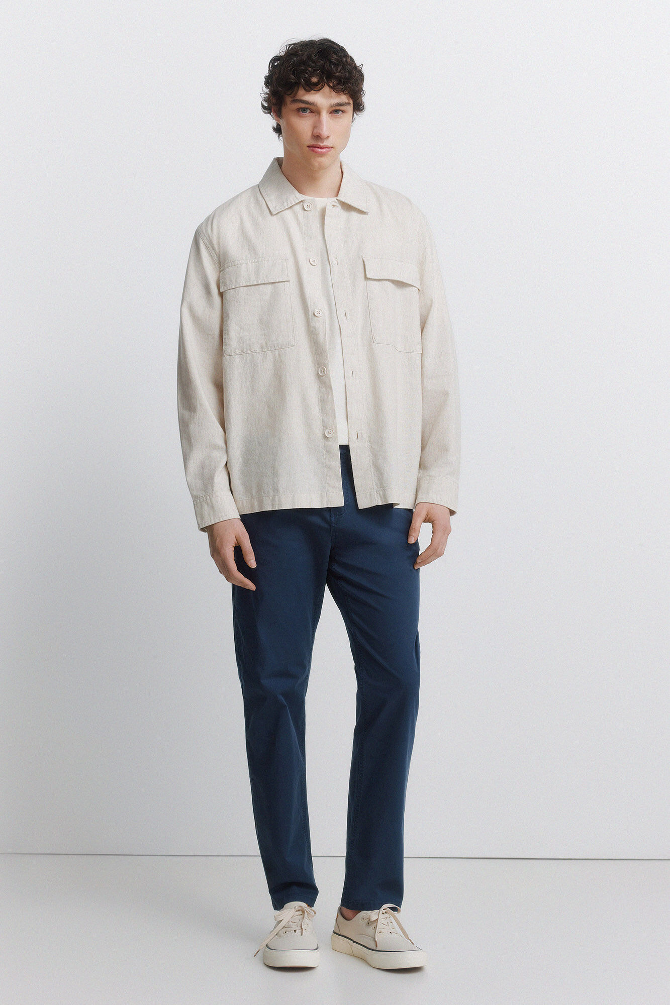 Springfield Pantal&oacute;n 5 bolsillos lavado slim fit