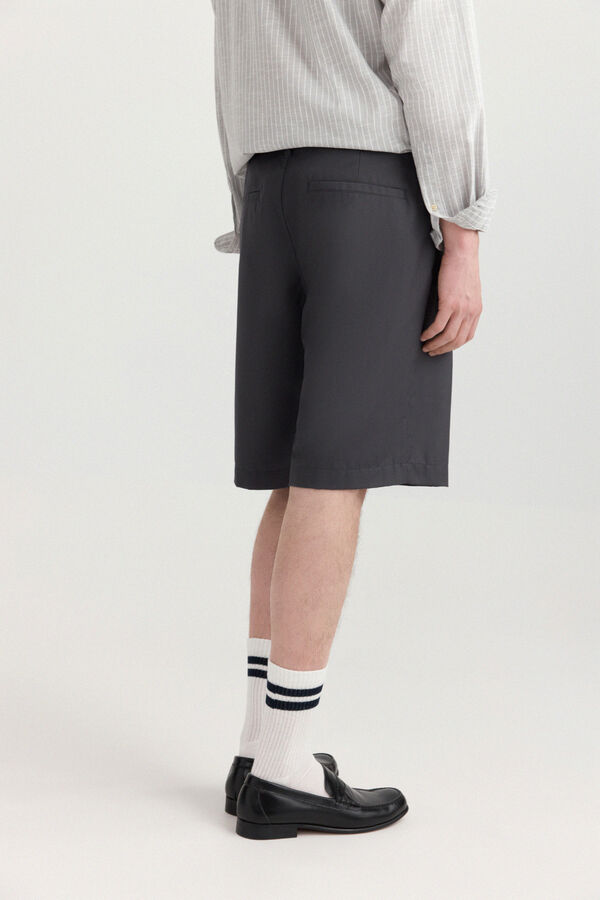 Springfield Bermuda relaxed fit cinzento