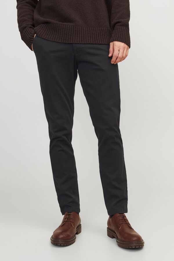 Jack & Jones Cal&ccedil;as chino slim preto