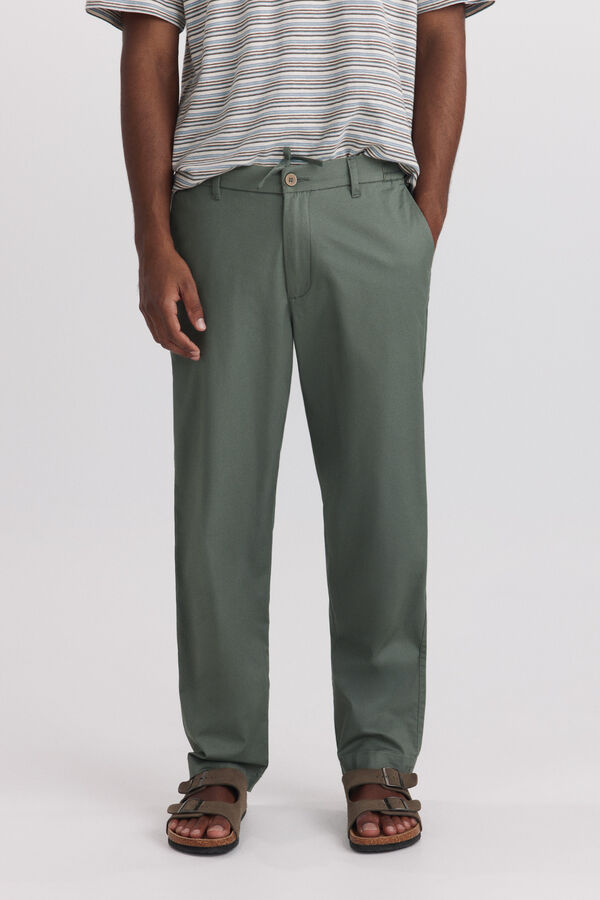 Springfield Cal&ccedil;a leve straight fit verde