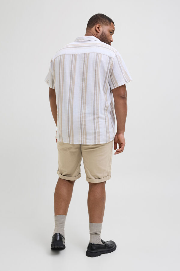 Jack & Jones PLUS Bermudas regular fit PLUS cinzento