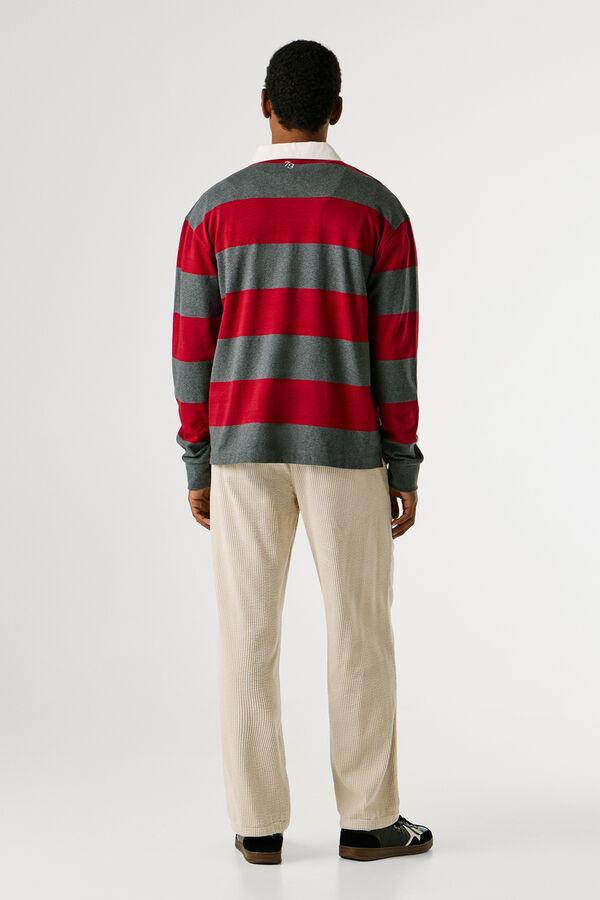 Pepe Jeans  Polo manga comprida vermelho