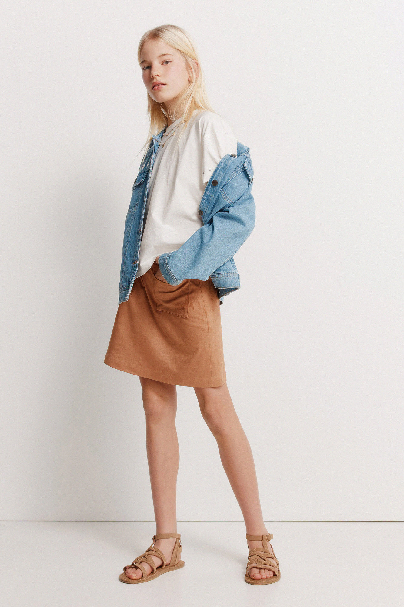 Springfield Kids Saia para menina em camur&ccedil;a