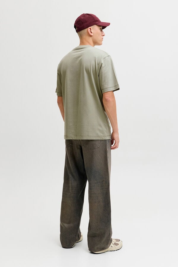 Jack & Jones Camiseta de manga curta estampada verde