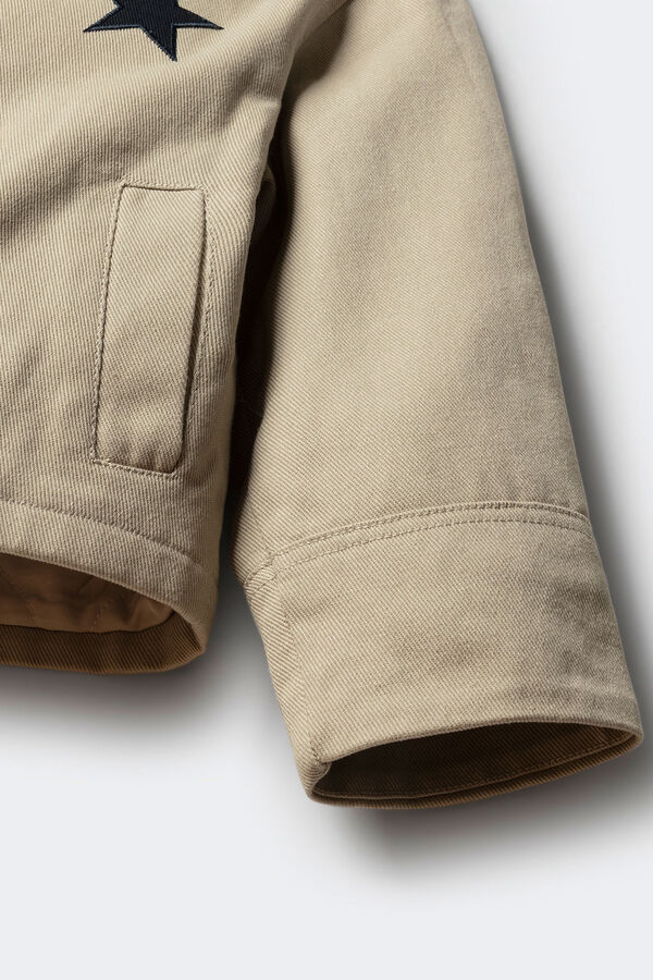 Springfield Kids Parka estrela para meninas castanho