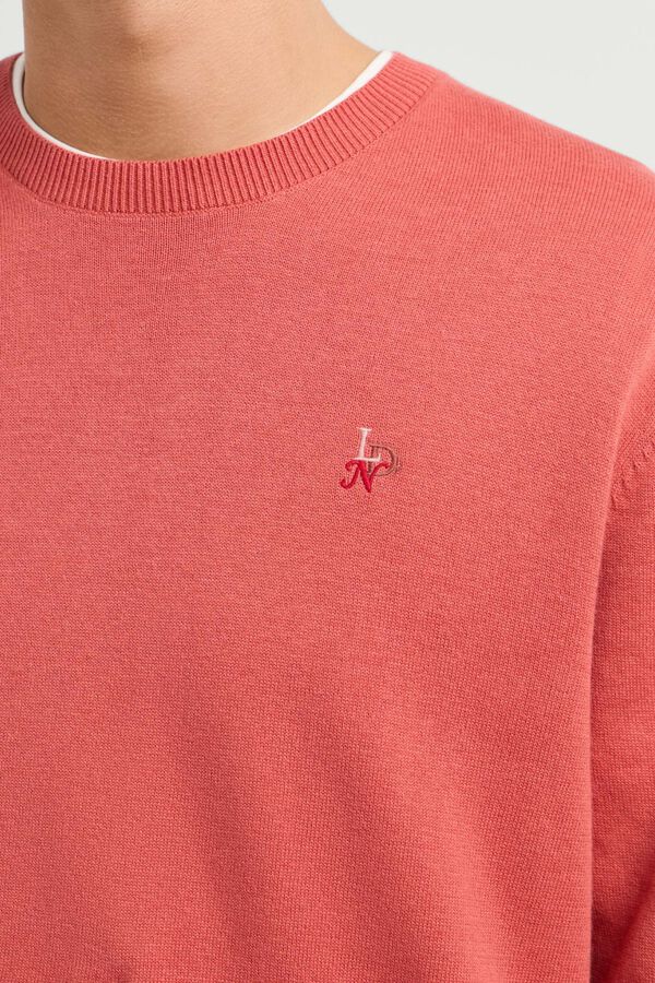 Pepe Jeans Round neck jumper with logo red