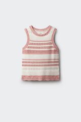 Springfield Kids Top de malha para menina rosa