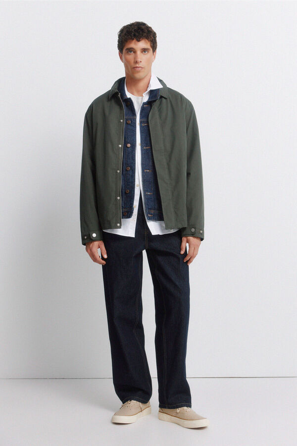 Springfield Parka leve Caqui escuro