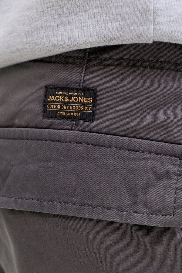 Jack & Jones Bermuda cargo relaxed fit cinzento