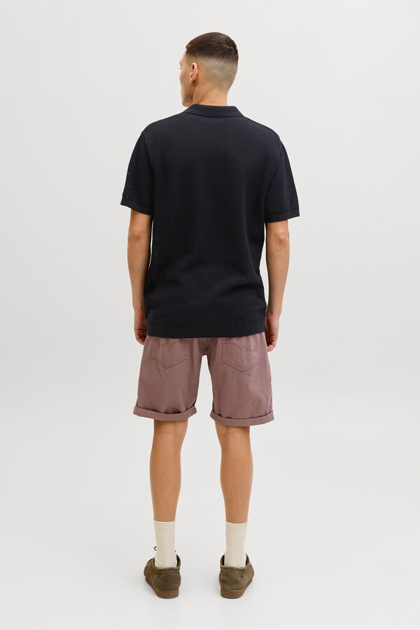 Jack & Jones Polo punto regular fit negro