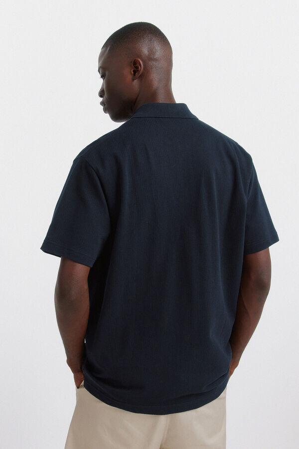 Springfield Polo camiseiro bolso regular fit azul