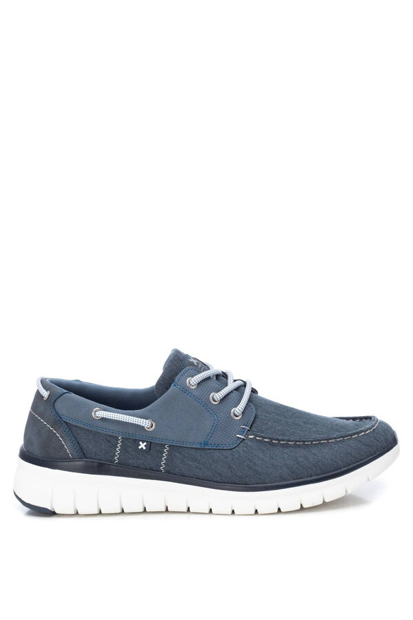 XTI textile men's shoe  blue