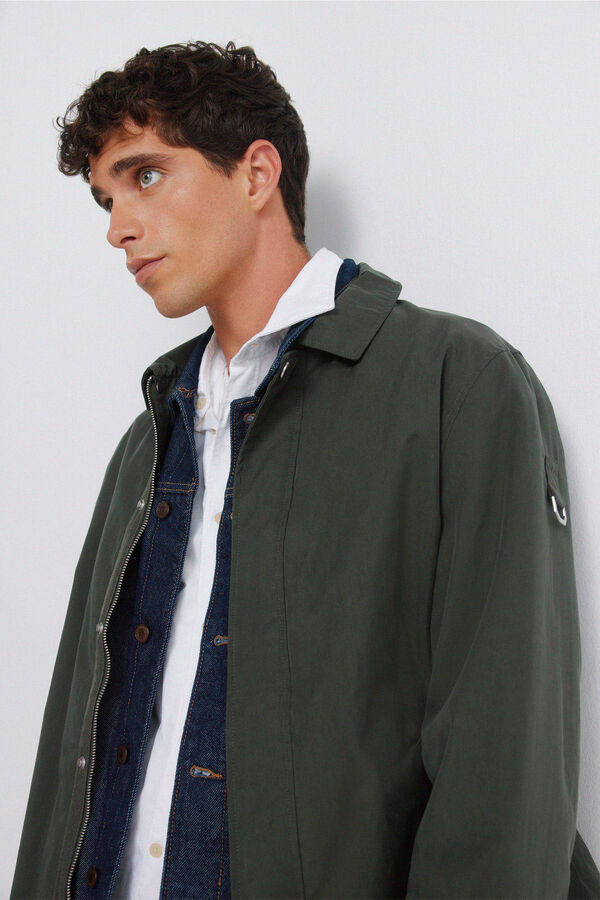 Springfield Parka leve Caqui escuro