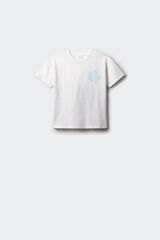 Springfield Kids Camiseta feminina palmeira branco