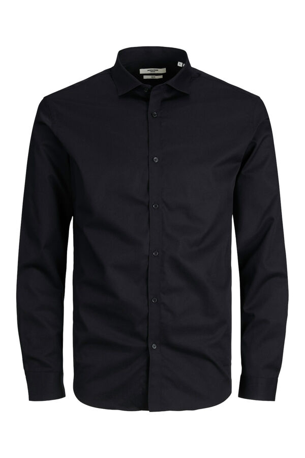 Jack & Jones PLUS Camisa clássica slim fit preto